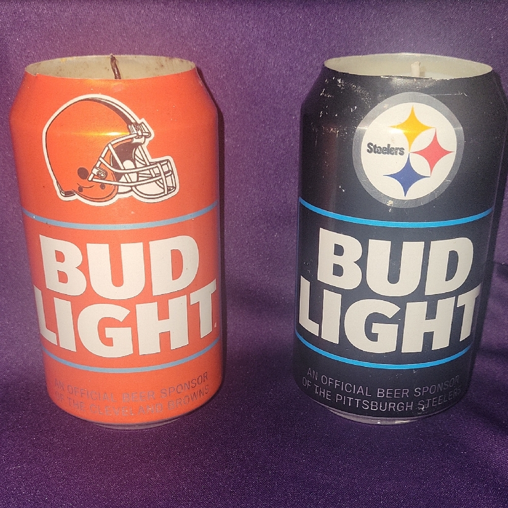 Upcycled Hand-Poured Beer Can Candles
